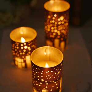 Thành Phố bầu trời đầy sao led nến điện tử sáng tạo cặp đôi lãng mạn quà tặng bạn thân sinh nhật ba kích cỡ lớn vừa và nhỏ - Product Image 2