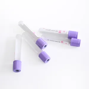 Tubo de extracción de sangre desechable médico para análisis de hemocitos, fabricante de tubos EDTA, tubo de recolección de muestras de sangre