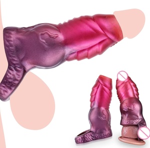Funda para Pene, Extensor de Pene, Alargador de Pene Suave para Parejas, Retrasa la Eyaculación, Mejora la Erección - Product Image 1