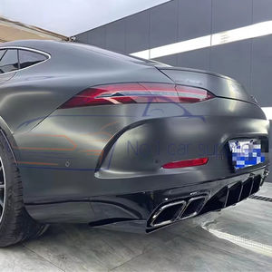 Difusor de Fibra de Carbono 2019+ para <span class=keywords><strong>GOLF</strong></span> MK8.5 Trasero, Estilo Mercedes AMG GT63 Babos, Parachoques - Product Image 4