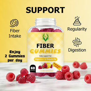 Gomitas de Fibra con Probióticos en Stock, Suplemento Dietético para Mejorar la Absorción de Nutrientes, Equilibrio del Sistema Inmunitario - Product Image 3