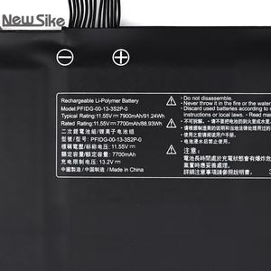 Batería de ordenador portátil para Mechrevo Eluktronics, batería de ordenador portátil para Mechrevo Eluktronics, código S1 Plus 15, código 01, Umi Air 2, X10, X20 - Product Image 5