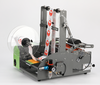 Machine d'étiquetage semi-automatique pour bouteilles rondes, petites bouteilles de vin, en plastique ou en verre