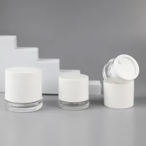 Luxury 15g 30g 50g Acrylic Cream Jar Empty Cosmetic Face Mask Jars