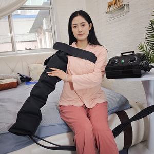 Bolsa de aire eléctrica portátil 6-Sistema de terapia de recuperación de relajación Botas Compresión de aire Masajeador de piernas - Product Image 5