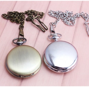 W1104 <span class=keywords><strong>Orologio</strong></span> <span class=keywords><strong>da</strong></span> Tasca <span class=keywords><strong>Vintage</strong></span> Antico <span class=keywords><strong>da</strong></span> Uomo, 44mm, con Cinturino in Acciaio Inossidabile Lucidato a Specchio, Movimento al Quarzo, Regalo Natalizio Promozionale - Product Image 1