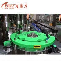 Ligne de mise en conserve alimentaire électrique automatique numérique haute précision contrôlée par PLC pour le scellage et l'emballage de boîtes de conserve en fer blanc/aluminium de miel/ketchup