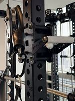 TT FLEX Premium Machine Smith 3-en-1 réglable - Équipement de musculation pour usage domestique avec structure en acier et pile de poids de 70-120 kg