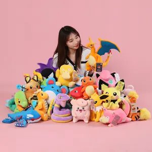 Promotionele Goedkope Groothandel Beroemde Populaire Pokemoned Pikachu Stripfiguur Knuffels Voor Kinderen