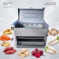 Aardappel/gember/cassave/wortel/yucca/yam/jicama/yacon/bietenschilfermachine, reiniger, commerciële schilmachine, op voorraad