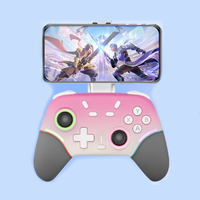 Control Inalámbrico para Videojuegos al por Mayor de Fábrica, Joystick para Nintendo Switch 2/Switch/PC/IOS/Android con Luces RGB y Vibración
