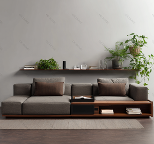 Connery Italian Minimalist Fabric <strong>Sofa</strong> Set Sherpa Material for Small Living Room Hotel <strong>Bed</strong> for - Product Image 1