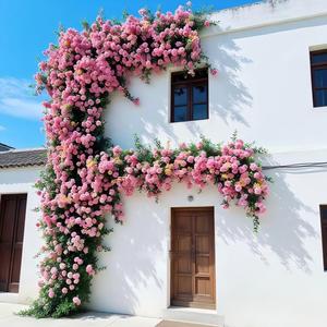 Monet của vườn hoa nhân tạo cảnh quan thác nước hoa treo tường cửa sổ hiển thị cảnh sắp xếp phương tiện truyền thông xã hội phổ biến - Product Image 4