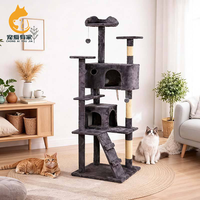 Arbre à chat, grande tour pour chat avec lit, griffoir, robuste, multi-niveaux, pour l'intérieur, vente en gros