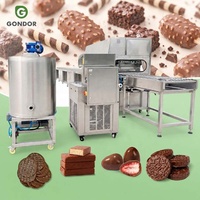 Ligne de production de boules de malt croustillantes similaires aux chocolats, avec système de refroidissement