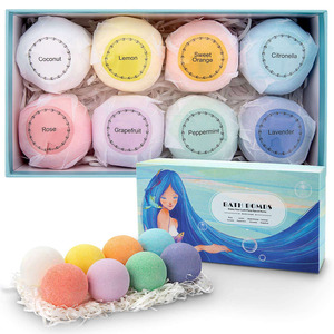 OEM Personnalisé 100% Ingrédients Naturels Vegan Marque Privée Spa Relax Bain Fizzies Fizzy Bain Sel Gommage Bombes Boule - Product Image 1