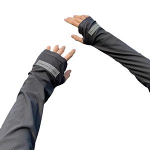 Mangas de seda helada para verano con protección solar UPF50 para hombres, ideales para conducir al aire libre, refrescantes, talla única. - Product Image 5