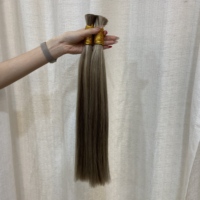 Extensiones de Cabello Natural Ruso al por Mayor, Cabello Humano Virgen SDD, Cabello Remy con Cutícula Alineada, Extensiones de Cabello Natural