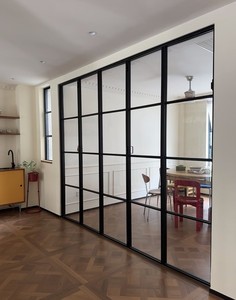 Thép gấp cửa tiết kiệm năng lượng không thấm nước nhiệt phá vỡ cách nhiệt khung cách âm đôi kính thiết kế cho nhà ở hiện đại - Product Image 6