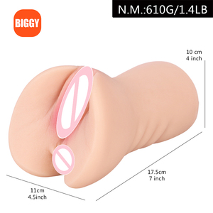 Hot Sale Bester Preis Realistische <span class=keywords><strong>Lifesize</strong></span> Soft TPR Sechs Kanäle Männliche Masturbation Spielzeug - Product Image 6