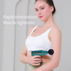 Pistolet de massage portable, pistolet de fascia, 4 têtes de massage interchangeables, 6 vitesses, masseur musculaire profond, rechargeable par USB - Product Image 5