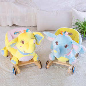 Sillas Mecedoras de Peluche de Elefante Coloridas al por Mayor, Sillas Suaves de Animales para Niños para el Hogar y el Jardín de Infancia - Product Image 4