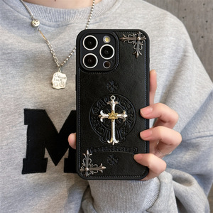 Funda CH Creative Metal Cross Y2k Tide Cool para iPhone 17 <span class=keywords><strong>Air</strong></span> 16 15 14 13 12 11 Pro <span class=keywords><strong>Max</strong></span>, Estética - Product Image 4