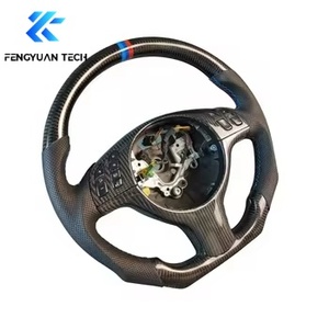 Volante de Fibra de Carbono con LED y Alcántara para <span class=keywords><strong>BMW</strong></span> E46 M3 Touring Interior Coupw 320i 325i 328i <span class=keywords><strong>330i</strong></span> Ci Xi <span class=keywords><strong>2002</strong></span> 2003 2004 2005 - Product Image 2