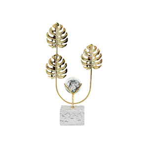 Nordic Style Metal <b>Crystal</b> <b>Ball</b> Ornament Glass Acrylic Iron Home Office Desktop Decoration - Product Image 4