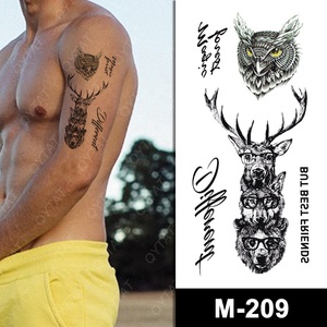 Tatouages temporaires cosmétiques à transfert d'eau, motifs colorés pour hommes et femmes, pour fêtes d'été, vente en gros - Product Image 5