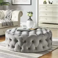 Pouf rond en velours nordique de luxe, mobilier de salon, pouf de sol pour chambre à coucher, tabourets souples pour changer de vêtements et de chaussures