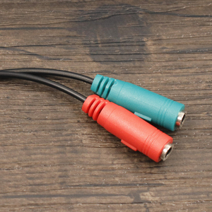 Phích cắm tai nghe kép 3.5mm âm thanh stereo Nam 1 2 nữ jack tai nghe y Splitter Cáp Adapter cho màn hình sử dụng - Product Image 3