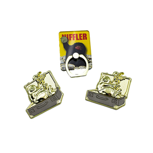 Imán de Refrigerador Personalizado de Aleación de Zinc con Diseño de Película Animada, Regalo de Animalito Adorable, Pingüino Comilón Dorado, Recuerdo para Fans - Product Image 2