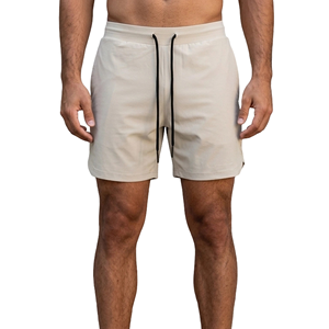 กางเกงกีฬาขาสั้นผู้ชายกระเป๋าใหญ่ แห้งเร็ว ระบายเหงื่อได้ดี สวมใส่สบาย เหมาะสำหรับวิ่ง ฟิตเนส ออกกำลังกาย พร้อมลายปักและลายพิมพ์ - Product Image 2