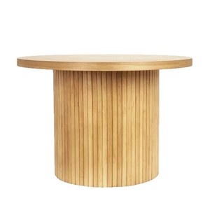 Nueva mesa de centro redonda de madera maciza de estilo transfronterizo, estilo minimalista moderno, mesa de centro para sala de estar, de pie. - Product Image 4