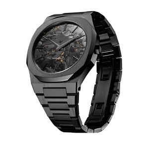 Montre-bracelet de luxe étanche pour hommes, en acier inoxydable 316L, 40mm, motif <span class=keywords><strong>volcan</strong></span> noir, Quartz Miyota, Ultra-mince, 20mm, nouveau - Product Image 4