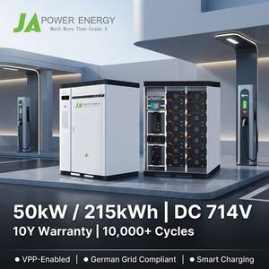 Sistema de Almacenamiento de Baterías Solares Comerciales JApower <span class=keywords><strong>PCS</strong></span> Cabinet de 50kW y 215kWh, Disponible en Stock, para Energía de Respaldo en Pequeñas Fábricas y Cargas Fotovoltaicas - Product Image 1