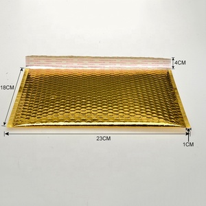 <span class=keywords><strong>Sobres</strong></span> acolchados de poliéster dorado con logotipo impreso personalizado, bolsa de mensajería de embalaje - Product Image 5