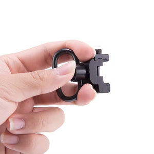 Montura Giratoria Táctica QD para Correa, Adaptador de Bucle en D de Acero y Aleación de Aluminio Duradero con Liberación Rápida para Caza al Aire Libre y Uso en Campo - Product Image 5