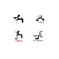 Luz Flash con Micrófono y Cable Flexible de Repuesto para iPhone 12 13 Mini Pro Max, Luz LED