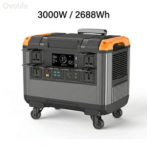 3000W 2688Wh 2.5H Fast Charging Battery for ProfessionalOff-grid Use OVO-T30 <b>Solar</b> <b>Generator</b> Portable Power Station 3000W Steady - Product Image 1