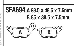 แผ่น<span class=keywords><strong>ดิ</strong></span><span class=keywords><strong>ส</strong></span>ก์เบรกรถจักรยานยนต์สภาพใหม่สำหรับ M3 ATV Mio FA694<span class=keywords><strong>ส</strong></span>ำหรับยามาฮ่า <span class=keywords><strong>nMax</strong></span> 125 150 15-21 - Product Image 6