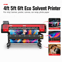 Impresora de Vinilo Eco Solvente Kongkim de 5 pies Dual XP600 para Gráficos de Ventanas de Tiendas y Decoración de Locales