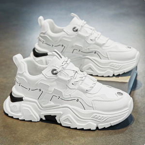 Nouvelles Chaussures de Sport Populaires 2026 pour Lycéens : Course, Skateboard, Semelle Souple, Rehaussantes, Blanches Tendance pour Adolescents - Product Image 3