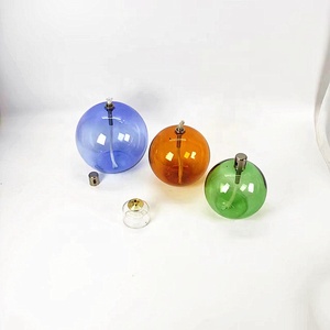 ديكور منزلي كروي أخضر شفاف مصنوع يدويًا - Product Image 2