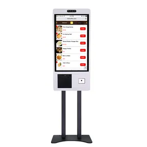 Automatische Self Check-Out 23.8 Inch Betaling Wandmontage 32 Inch Gas Station Kiosken Lcd Touch Screen Kiosk