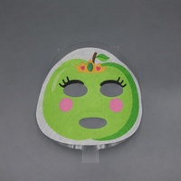 Masque en tissu OEM Y154-23 à motif imprimé personnalisé, à base de coton naturel et de substrat cellulosique, pour le soin de la peau