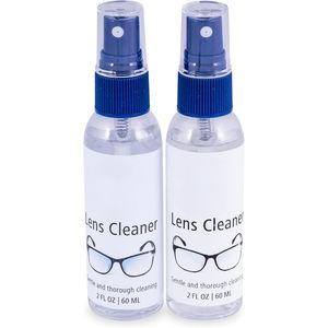 Factory Cheap Transparent Custom logo Printed Glasses <b>Cleaner</b> <b>Spray</b> 50ML Eyeglasses Care Cleaning Liquid Cloth Kit for Glasses - Product Image 4