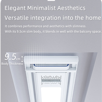 Séchoir à linge électrique intelligent 2025 pour plafond, étagères de lavage automatisées, séchoir chauffant pour vêtements, capacité 45 kg