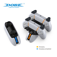 Station de charge double RGB multifonctionnelle DOBE pour manettes PS5, accessoires de jeu PS5